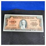 1950 1000(UNC), 1958-5-20-50 Peso Cuban