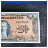 1950 1000(UNC), 1958-5-20-50 Peso Cuban