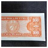 1950 1000(UNC), 1958-5-20-50 Peso Cuban