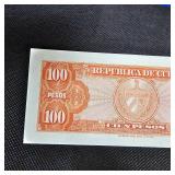 1950 1000(UNC), 1958-5-20-50 Peso Cuban