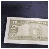 1950 1000(UNC), 1958-5-20-50 Peso Cuban