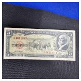 1950 1000(UNC), 1958-5-20-50 Peso Cuban