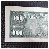 1950 1000(UNC), 1958-5-20-50 Peso Cuban