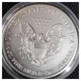 2003 Silver Eagle 24kt Guilded
