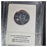 2008 Sacagewa Gold $1 Vault Verified and 2016 Mint America 25c Proof Set