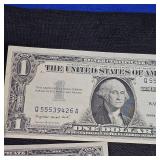 2-1957 $1 Silver Certificate UNC, 11957A Silver Certificate