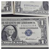 2-1957 $1 Silver Certificate UNC, 11957A Silver Certificate