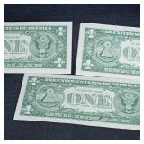 2-1957 $1 Silver Certificate UNC, 11957A Silver Certificate