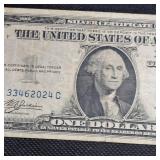 1935 A $1 North Africa Gold Seal WW II Note