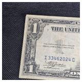 1935 A $1 North Africa Gold Seal WW II Note