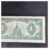 1923 $1 Canadian Red Seal Large Note