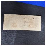 1853 $5 Obsolete Michigan RailRoad Note and $1 Railroad  Tallahasse, FL Note