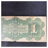 1853 $5 Obsolete Michigan RailRoad Note and $1 Railroad  Tallahasse, FL Note