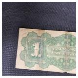 1853 $5 Obsolete Michigan RailRoad Note and $1 Railroad  Tallahasse, FL Note