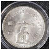 1980 1oz Silver Mexico Coin