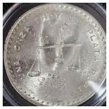 1980 1oz Silver Mexico Coin