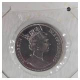 1989 Persian Cat Crown Coin, 1 oz Silver