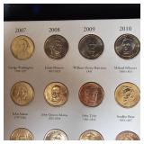 2007-2016 Presidential Dollar Collection (40 Total)