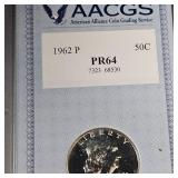 1962-P Franklin PR64 AAGCS