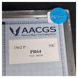 1962-P Franklin PR64 AAGCS