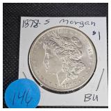 1878-S Morgan $1 BU
