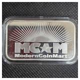 1 oz MCM Silver Ingot