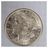 1921 P Morgan $1 MS60  AACGS