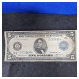 1914 $5 FRN Large Note