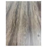 1200 SF of HD Brushed Oak LVP Waterproof - 6.5" x 48" - Smokehouse  LVX  Lighter in person