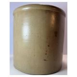 Rare 2 Gallon Red Wing Crock with Single P Rib Cage with Target