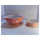 Pink Gooseberry Pyrex set