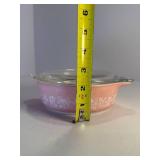 Pink Gooseberry Pyrex set