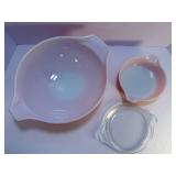 Pink Gooseberry Pyrex set