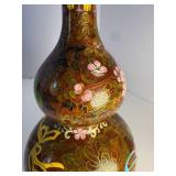 Pair of Enamal Brass Vases