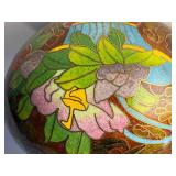 Pair of Enamal Brass Vases