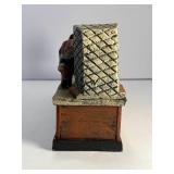 Cast  Iron Hockey Bank