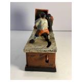 Cast  Iron Hockey Bank