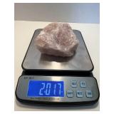 Beautiful 2-pound natural rose quartz rock