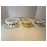Yellow and White Gooseberry Pyrex