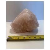 Large 6-pound natural rose quartz rock