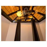 Tiffany Style Two Column lamp