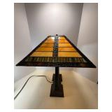 Tiffany Style Two Column lamp