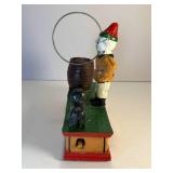 Clown and Trick Dog cast iron bank