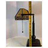 Tiffany  Style Stained Glass Bankers Light