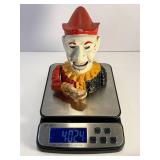 Humpy Dumpty clown cast iron bank