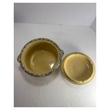 Two Covered Roseville dishes