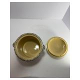 Two Covered Roseville dishes