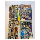 Marvel Spider-Man and Captain America bagged and boarded