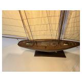 Model of Old Schooner 23"
