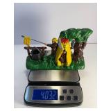 Boy Scout Camp cast iron bank